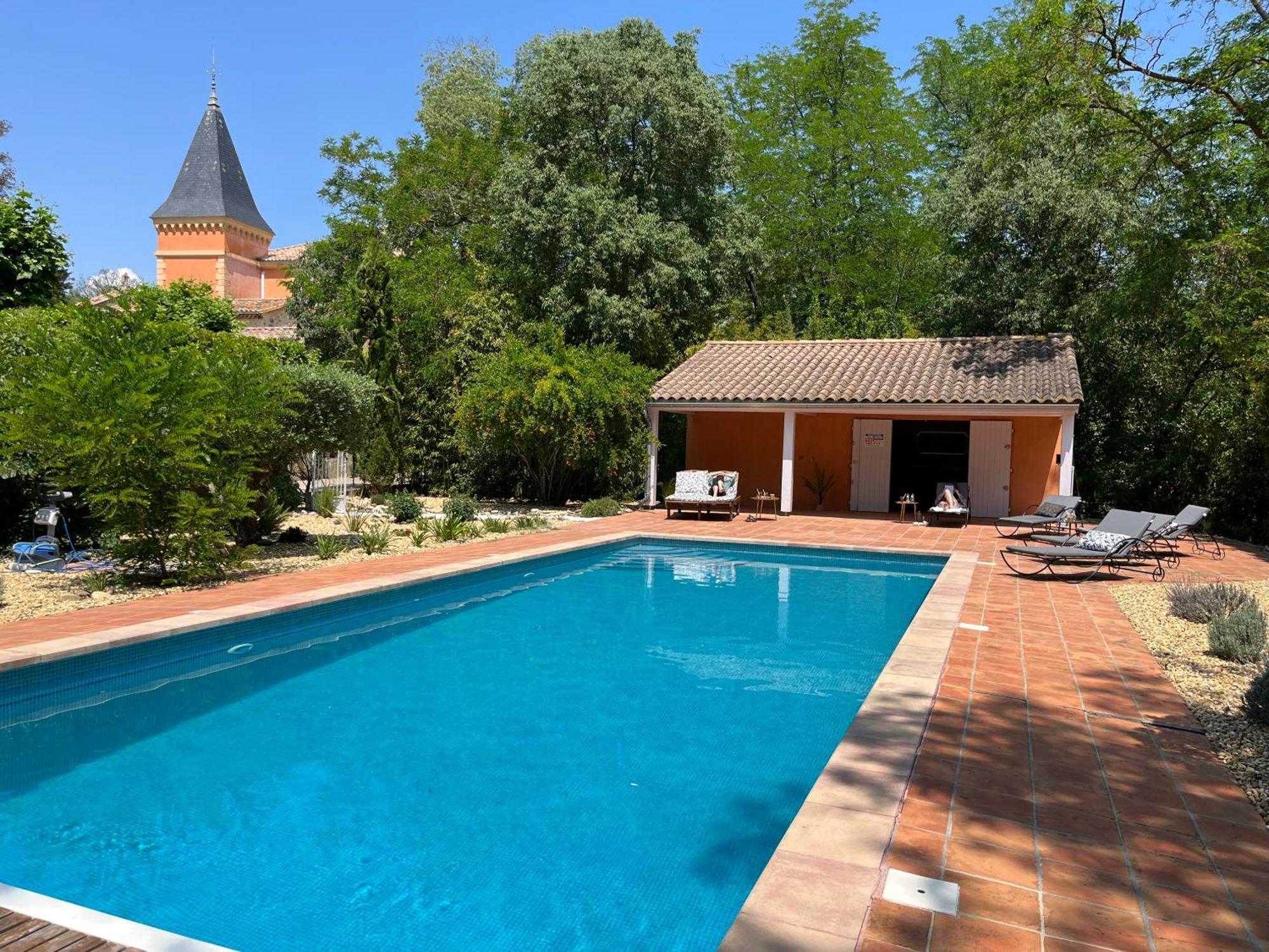 Chateau De Roquelune Pézenas Exteriör bild